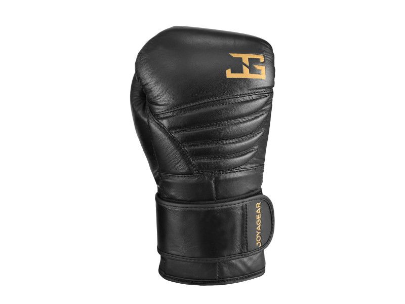 Joya kickbokshandschoen 'FALCON' - Leer Zwart/Goud - Afbeelding 6