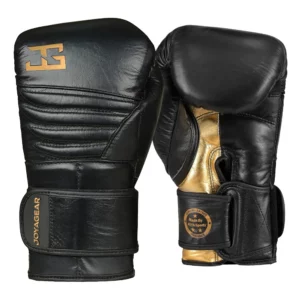 Joya kickbokshandschoen 'FALCON' - Leer Zwart/Goud